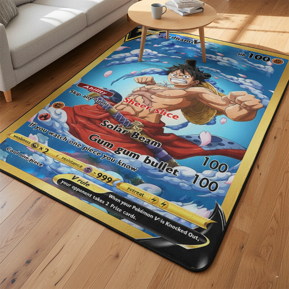 Gaming Accessories Kids - Cartoon One Piece Rug Anime Luffy
