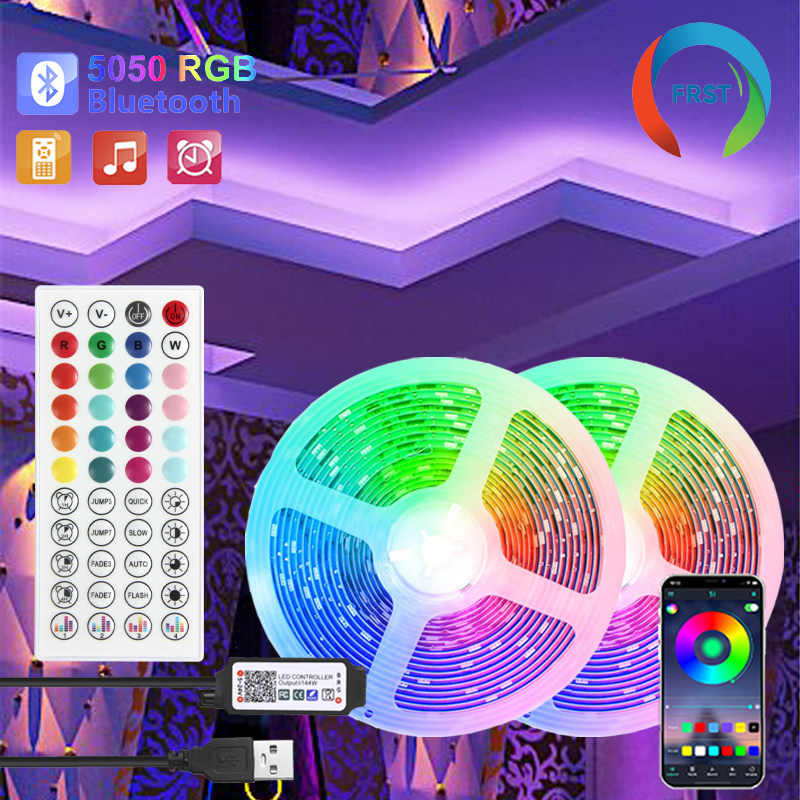 Gaming Accessories Wall - Color RGB 5050 LED Strip Bluetooth
