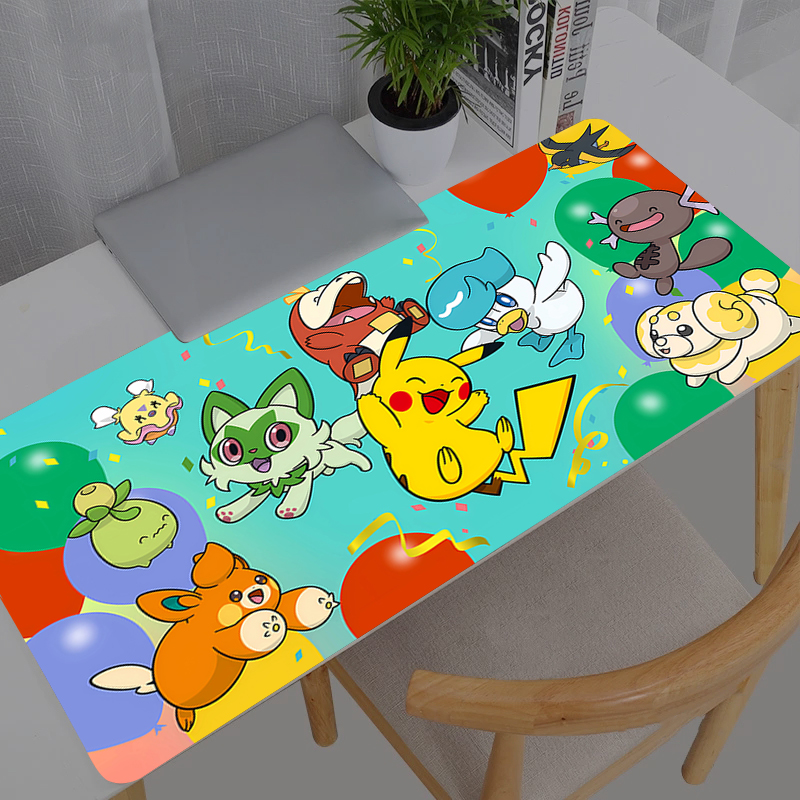 Gaming Accessories Gamer - Mouse Pad Rubber Table Pokemon Pikachu