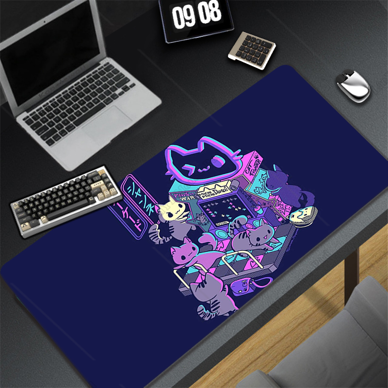 Gaming Accessories Gamer - Cute Cat Large Mouse Pad Gamer