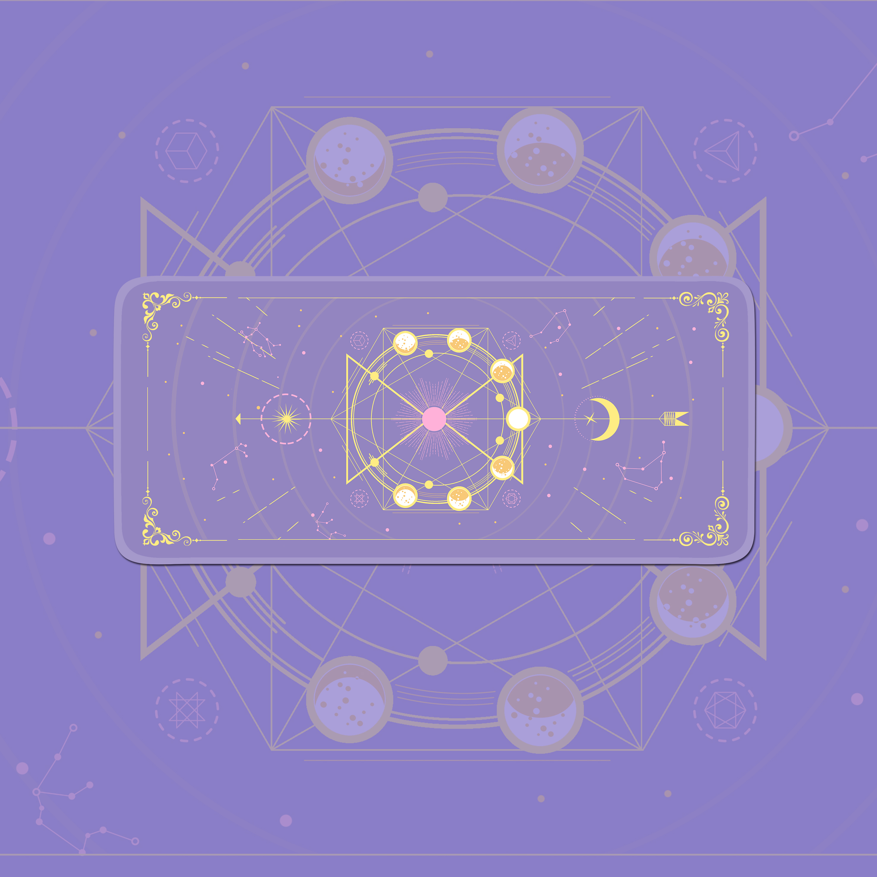 Magic Moon Star Purple  Extra  - Gaming Accessories Cute recensione e prezzo