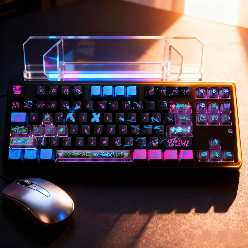 Jinx Anime Theme Keycaps Mecha - Gaming Accessories To Gift recensione e prezzo
