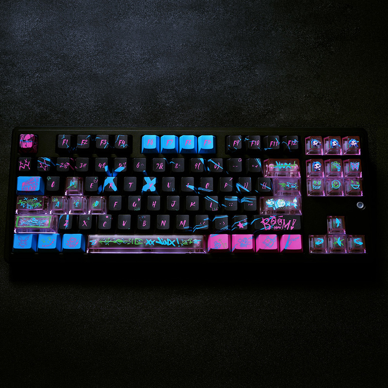 Jinx Anime Theme Keycaps Mecha - Gaming Accessories To Gift recensione e prezzo