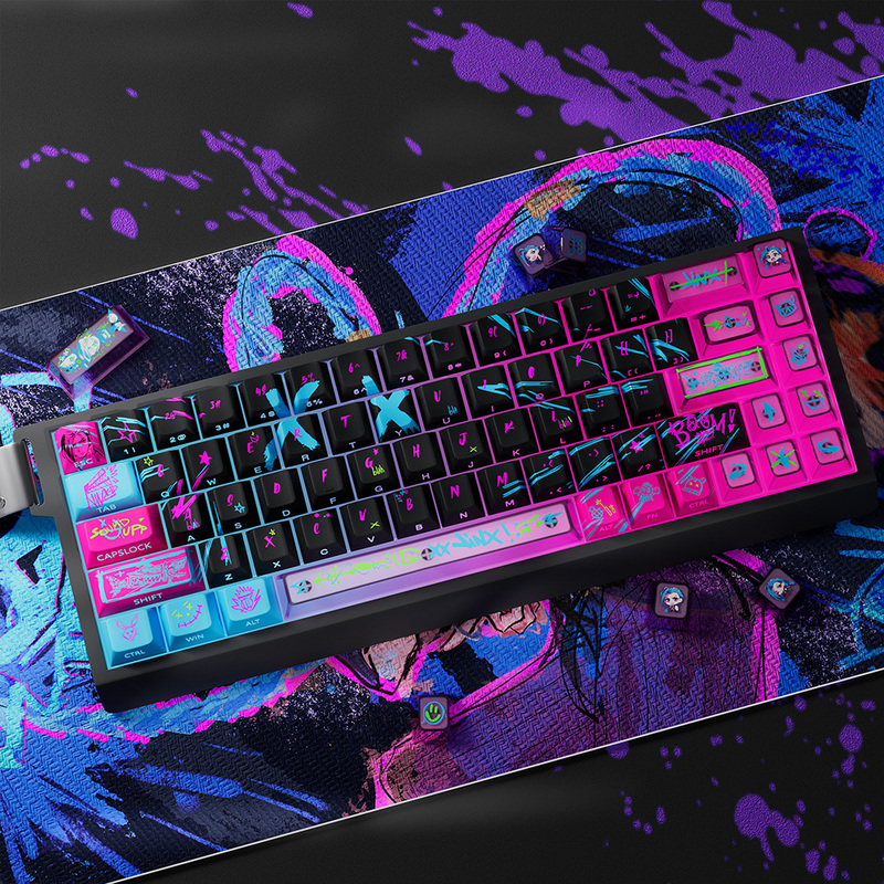 Jinx Anime Theme Keycaps Mecha - Gaming Accessories To Gift recensione e prezzo