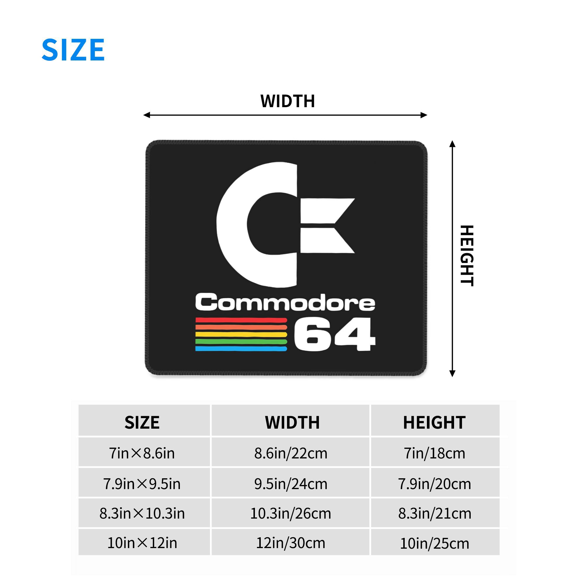 Commodore C64 Logo Mouse Pad C - Gaming Accessories Logo recensione e prezzo