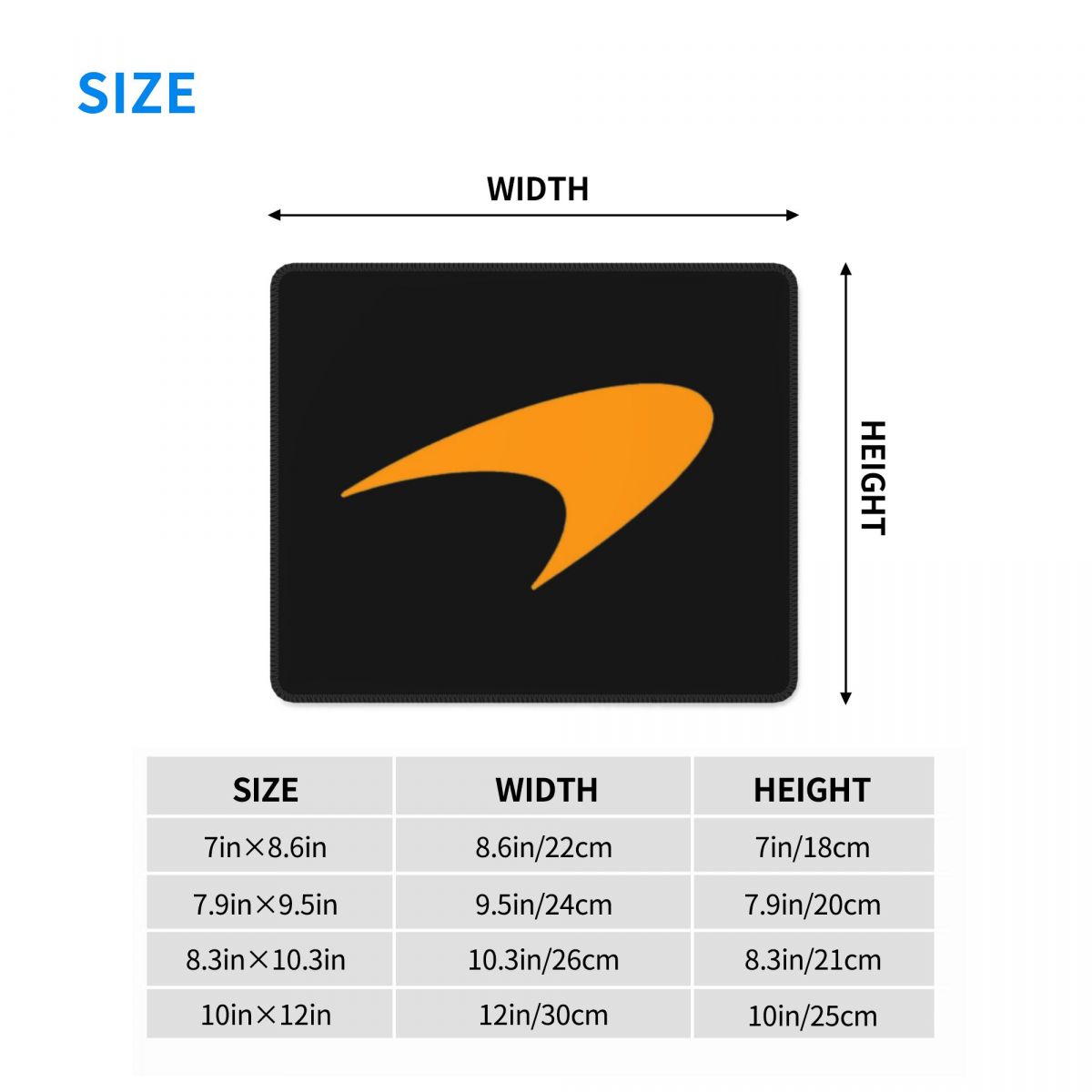 Multi-size Mouse Pad M-McLaren - Gaming Accessories Logo recensione e prezzo