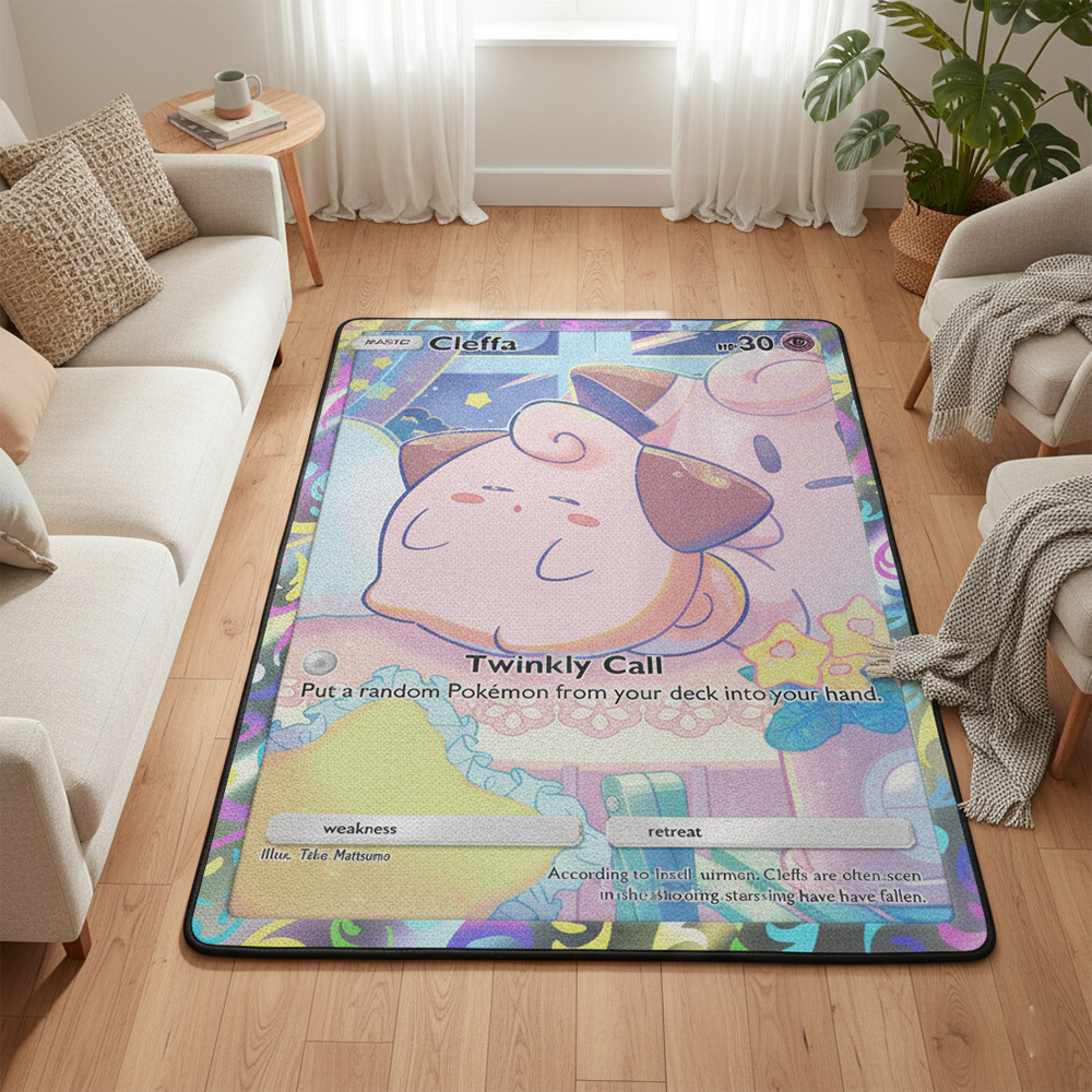 Pokemon Cleffa Anime Rug Kawai - Gaming Accessories Cute recensione e prezzo
