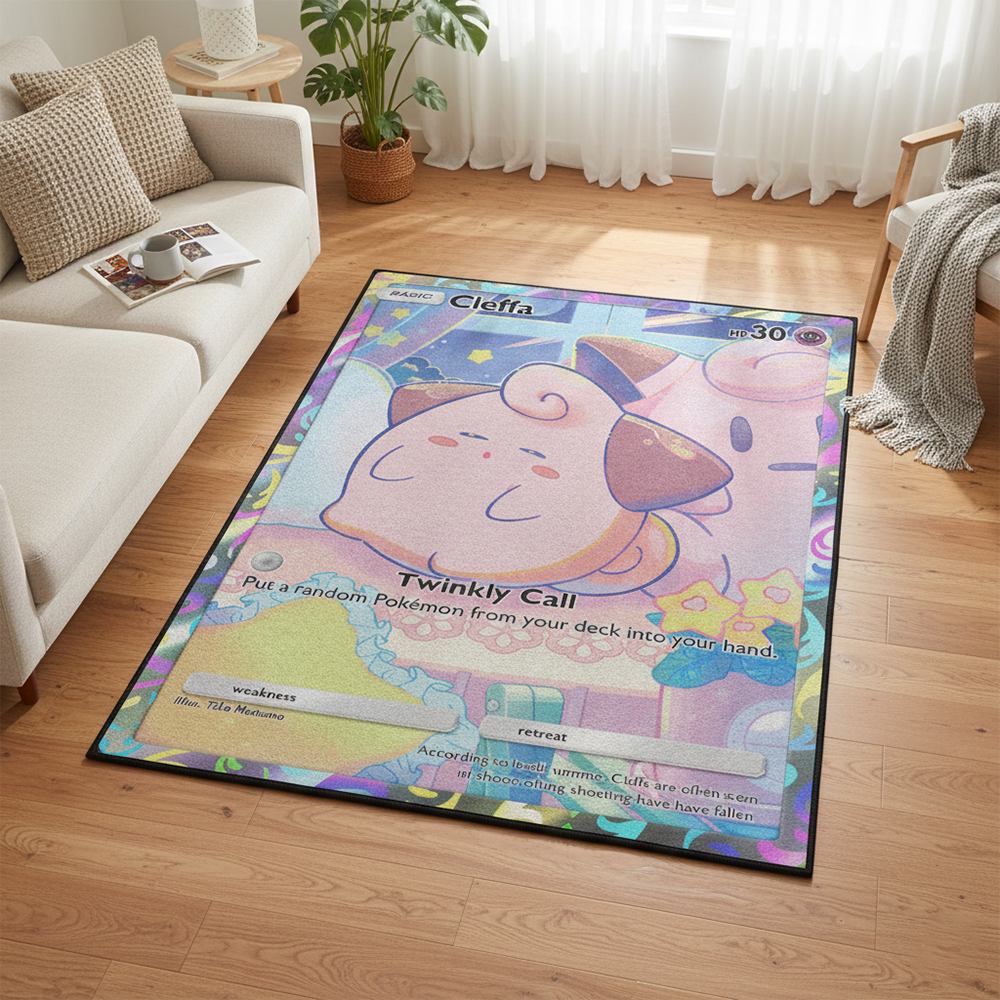 Pokemon Cleffa Anime Rug Kawai - Gaming Accessories Cute recensione e prezzo
