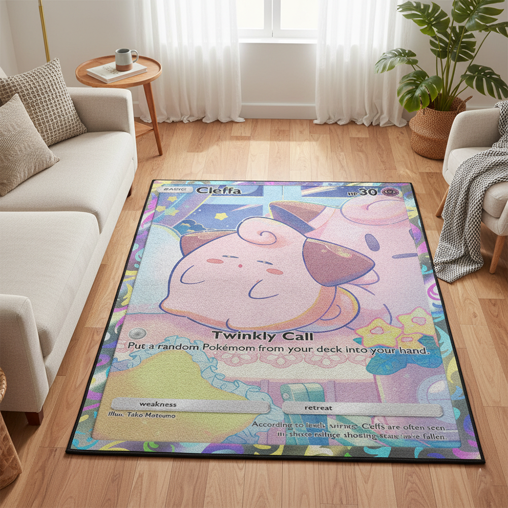 Pokemon Cleffa Anime Rug Kawai - Gaming Accessories Cute recensione e prezzo