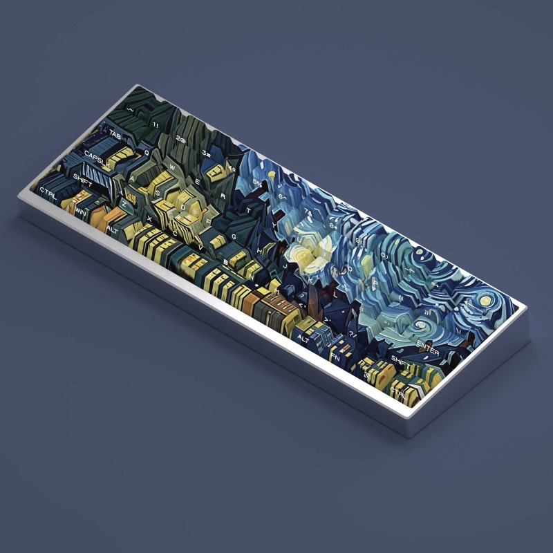 Van Gogh Starry Sky Theme Keyc - Gaming Accessories To Gift recensione e prezzo