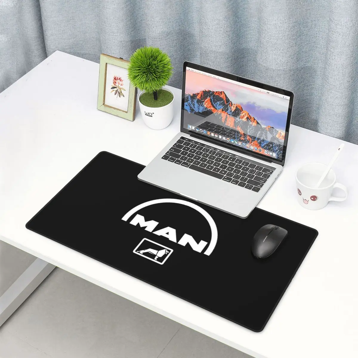 Large Mouse Pad Man Truck Bus  - Gaming Accessories Logo recensione e prezzo