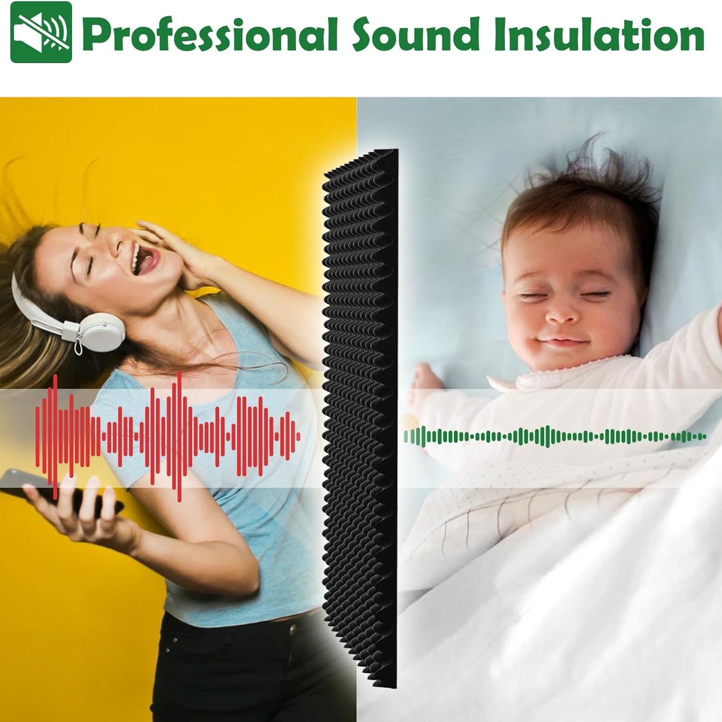 1PC Self-Adhesive Acoustic Sou - Gaming Accessories Wall recensione e prezzo