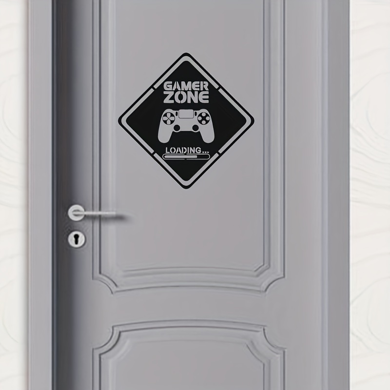 1pc Gamer Zone Door Decal Wall - Gaming Accessories Wall recensione e prezzo