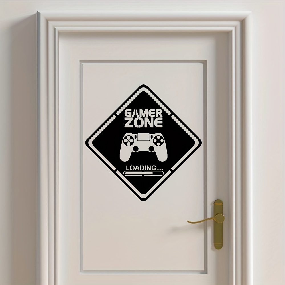 1pc Gamer Zone Door Decal Wall - Gaming Accessories Wall recensione e prezzo