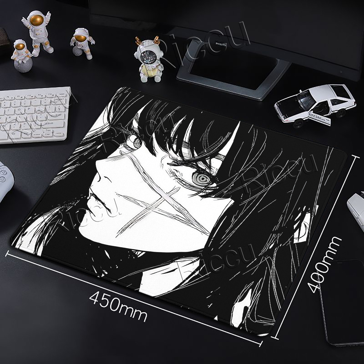 Anime Girls Mouse Pad Black Wh - Gaming Accessories White recensione e prezzo