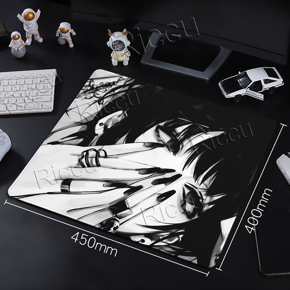 Anime Girls Mouse Pad Black Wh - Gaming Accessories White recensione e prezzo