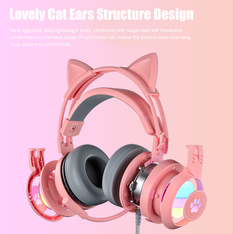 Cute Cat Ear Gaming Headphones - Gaming Accessories Kids recensione e prezzo