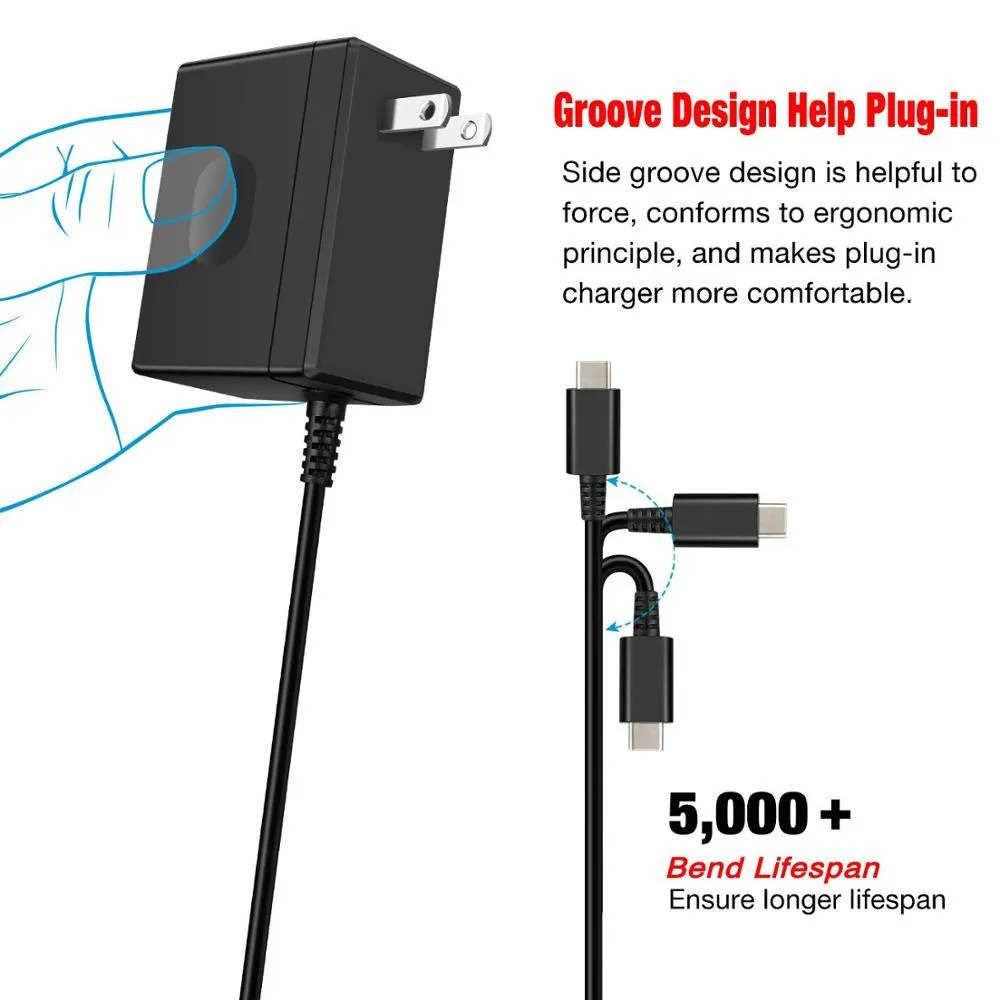 EU US UK Plug Adapter for AC C - Gaming Accessories Wall recensione e prezzo