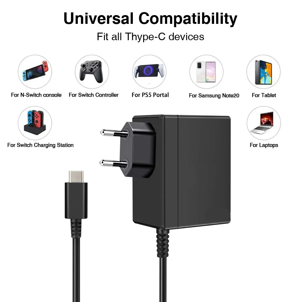 EU US UK Plug Adapter for AC C - Gaming Accessories Wall recensione e prezzo