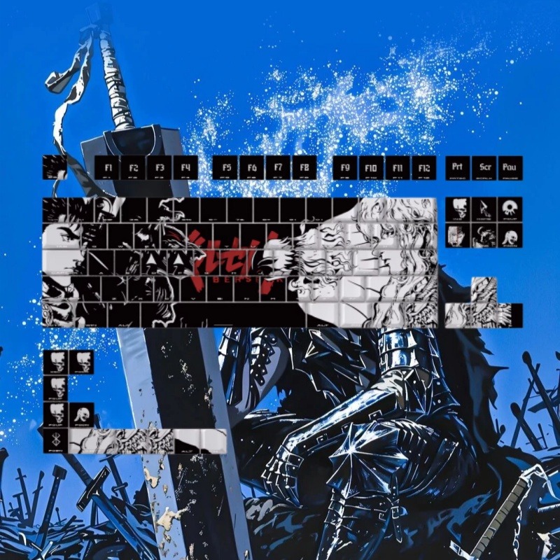 BERSERK Theme Anime Keycap 98  - Gaming Accessories To Gift recensione e prezzo