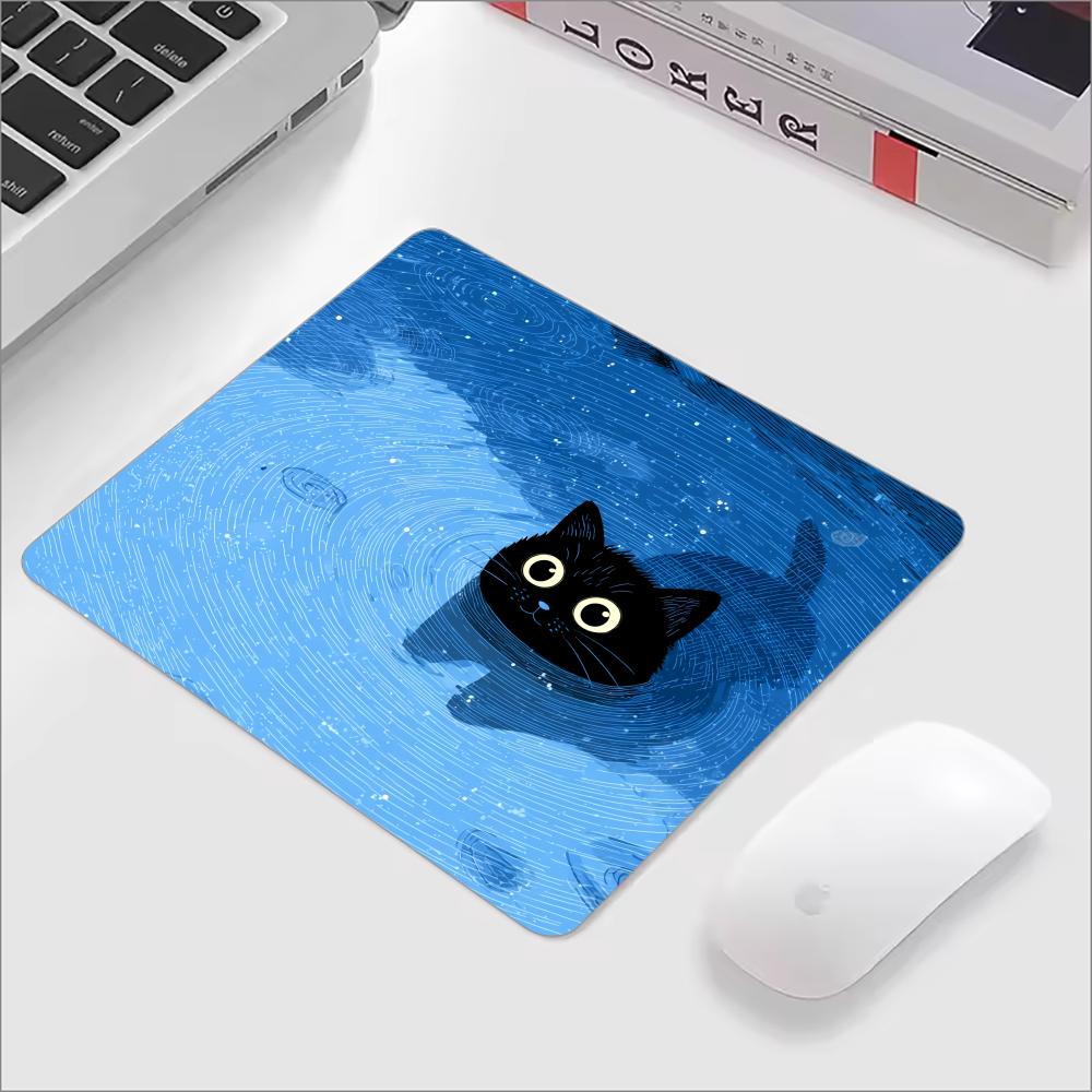 Cute Black Cat Glass Mouse Pad - Gaming Accessories Cute recensione e prezzo