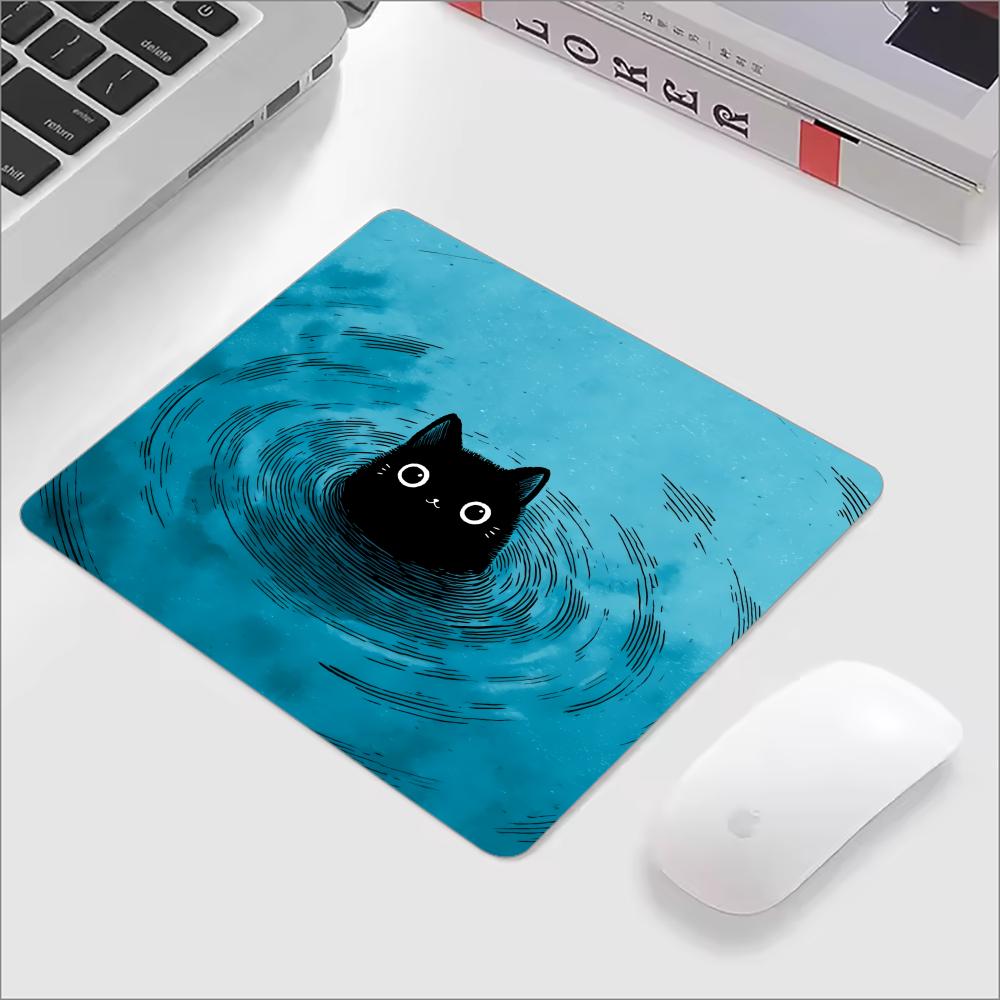 Cute Black Cat Glass Mouse Pad - Gaming Accessories Cute recensione e prezzo