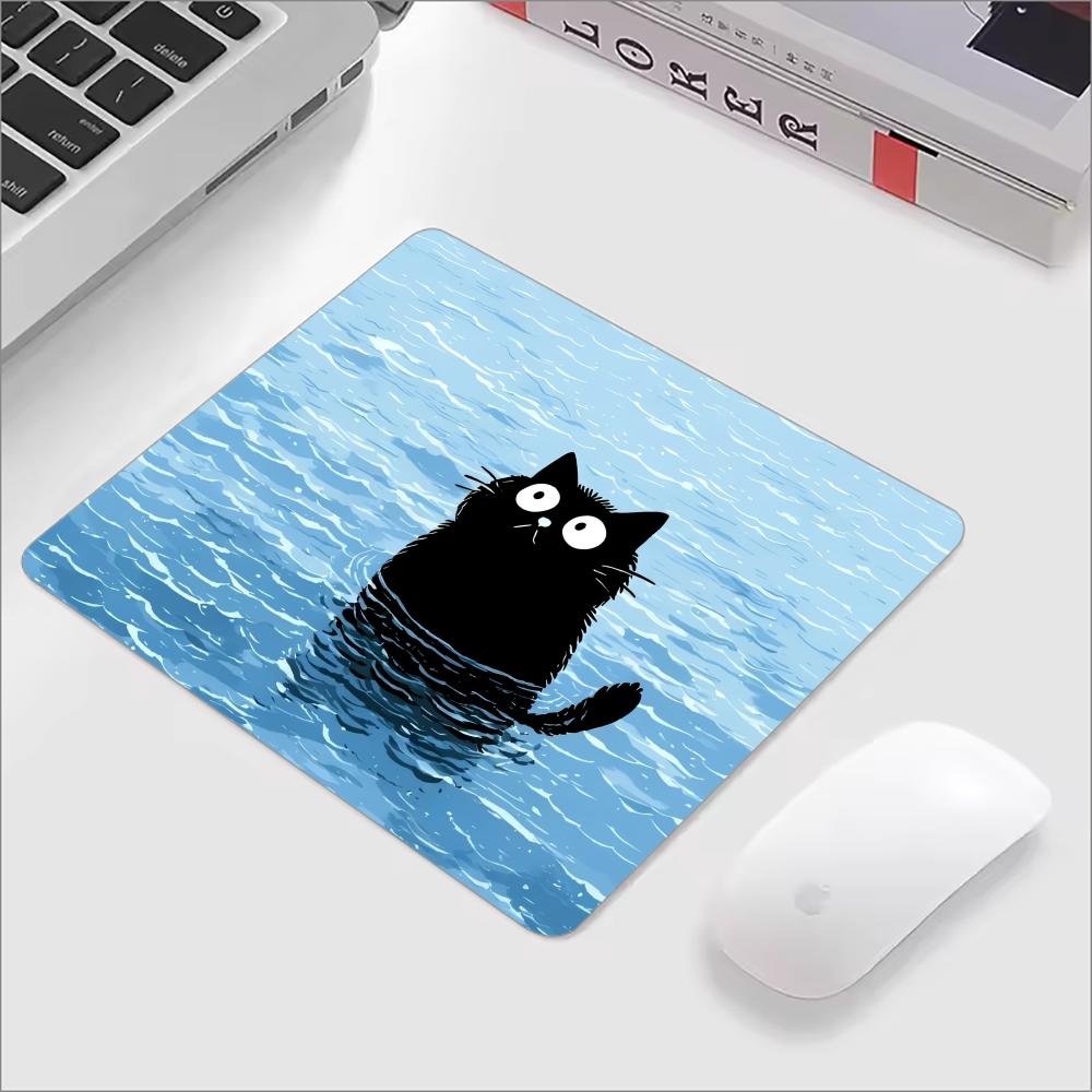 Cute Black Cat Glass Mouse Pad - Gaming Accessories Cute recensione e prezzo