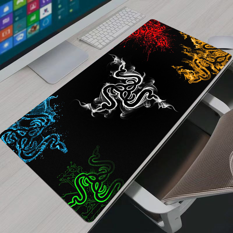 Large Razer LOGO Mouse Pad Off - Gaming Accessories Logo recensione e prezzo