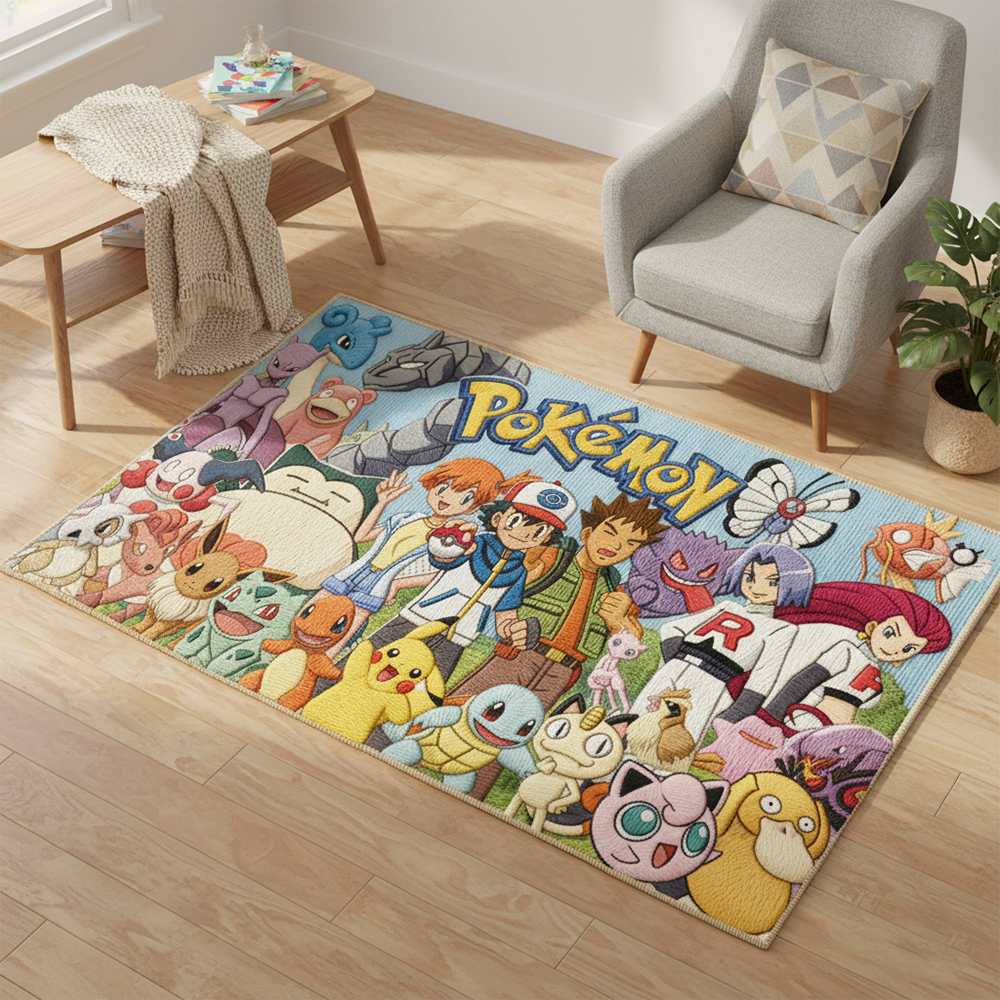 Pokemon Anime Rug: Gotta Catch - Gaming Accessories Kids recensione e prezzo