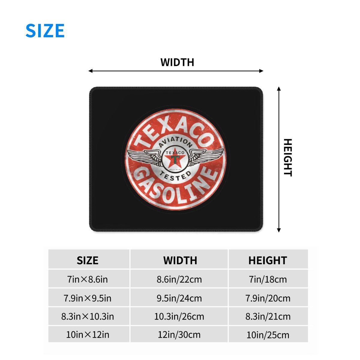 Vintage Texaco Logo Mouse Pad  - Gaming Accessories Logo recensione e prezzo